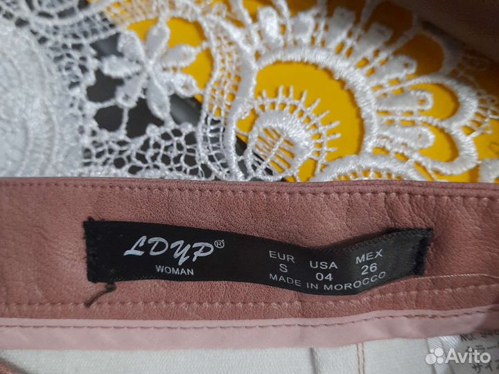 Юбка экокожа