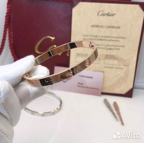 Золотой браслет Cartier 31.95 гр