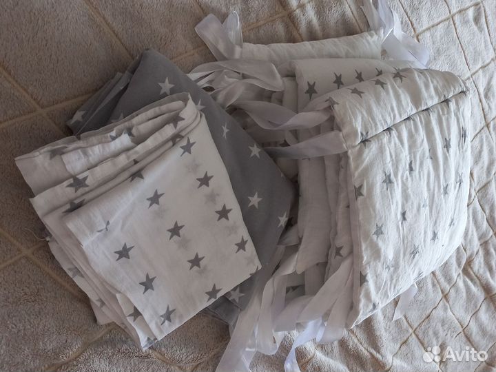 Бортики + постельное