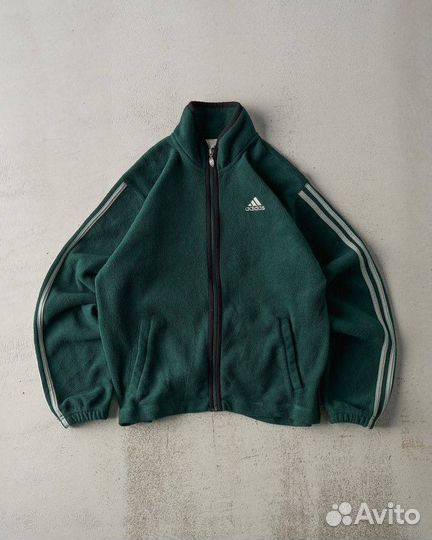 Витажная флисовая кофта Adidas
