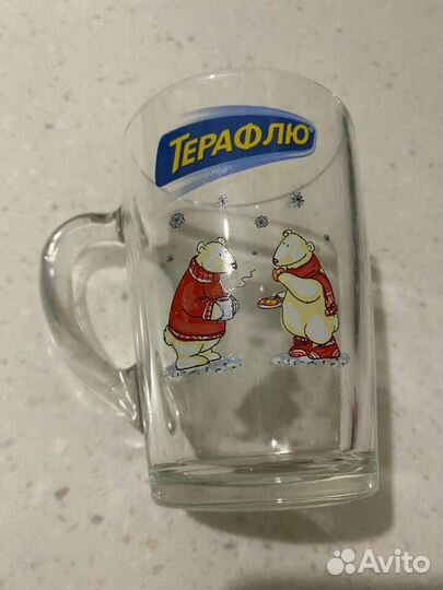 Кружка стеклянная