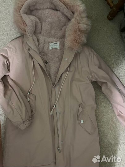 Парка зимняя с мехом