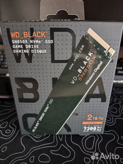 Ssd m2 nvme Western Digital sn850x 2tb