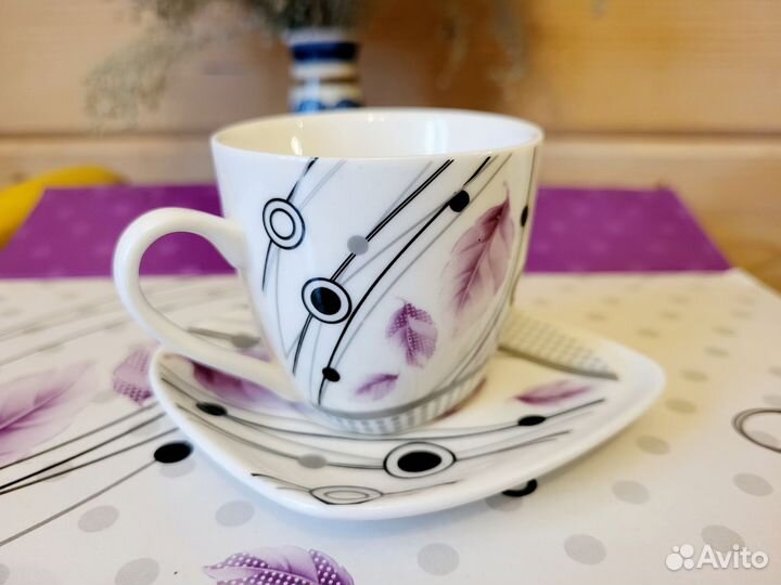 Новый кофейный сервиз на 6 персон