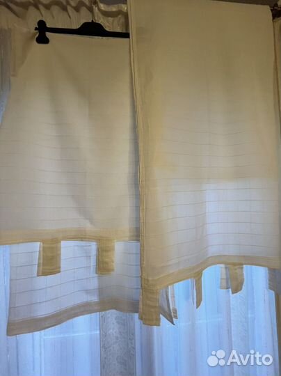 2 шторы Togas Греция 175*110 хлопок/батист кантри