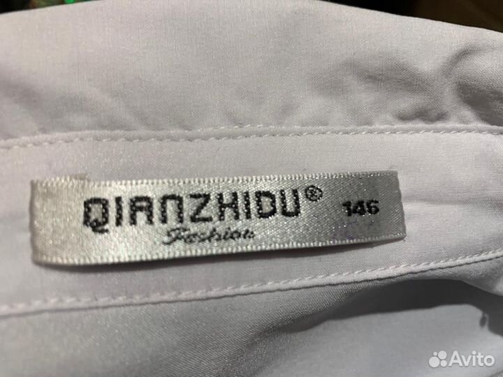 Рубашка белая, рост 146