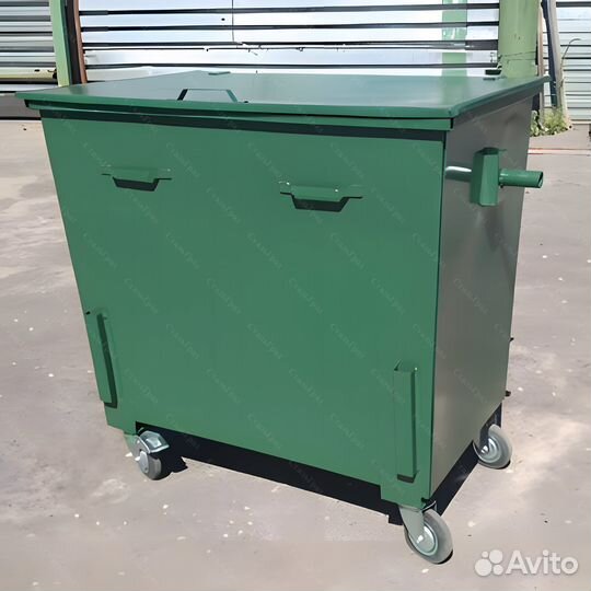 Мусорный евроконтейнер 1,1 м3 7-Е82