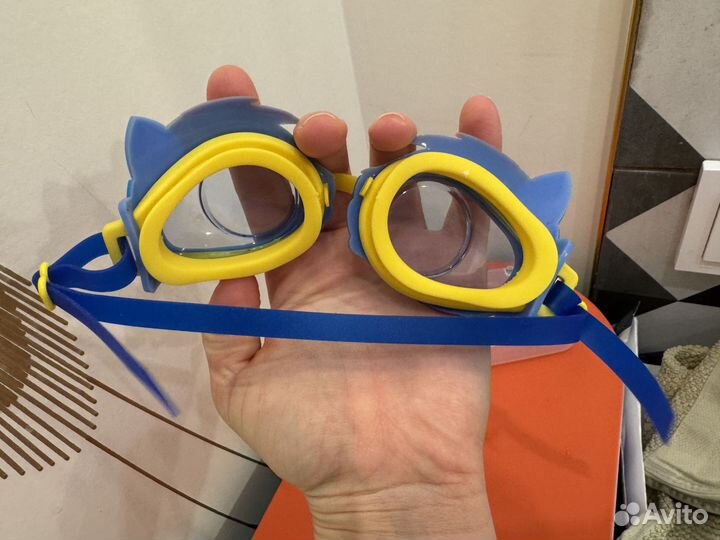 Очки для плавания дектские синие пони pony