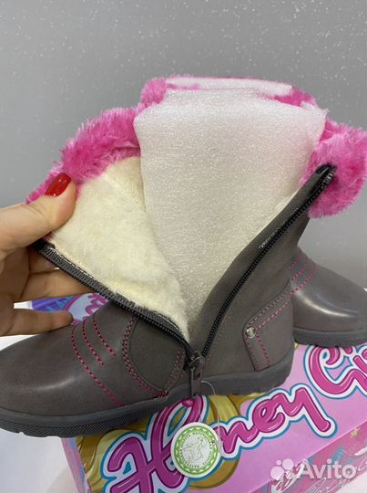 Зимние сапоги для девочки 29 размер