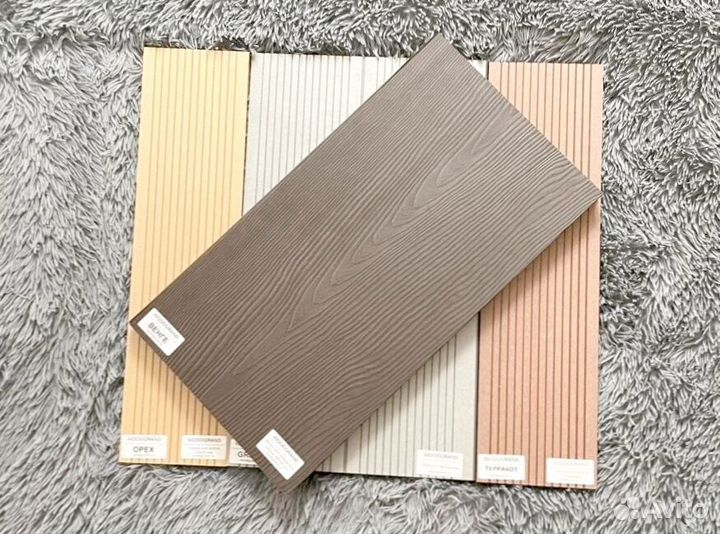 Доска из дпк для грядок