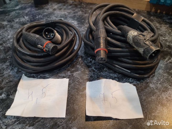 Кабель XLR(F) -XLR(M) Samson