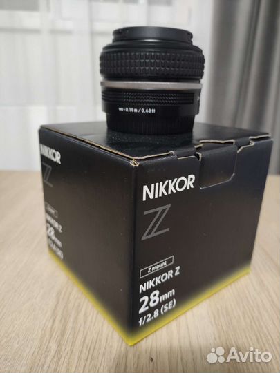 Объектив Nikon Z 28mm f2.8