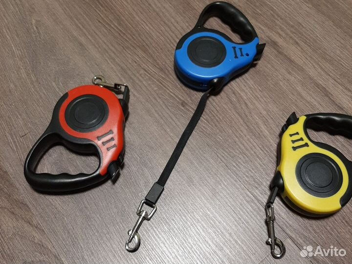 Поводок рулетка для собак и кошек 3м