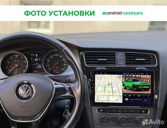 Магнитола 2K VW Golf 7 2013-2019 black