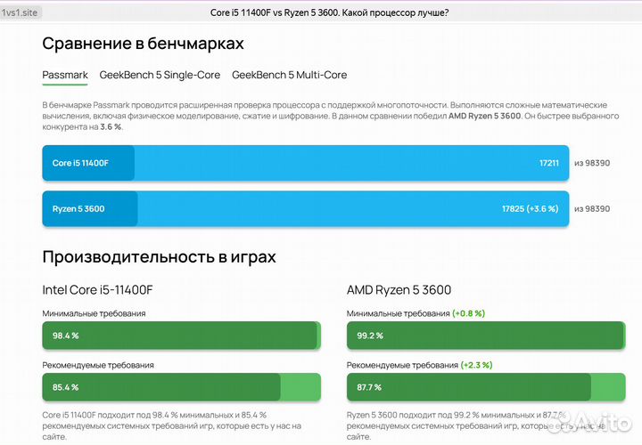 Игровой пк RTX 3060 Ti + Ryzen 5 3600