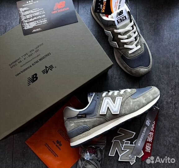 New balance 574 alpha industries 41-45р