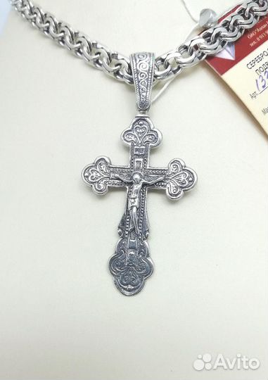 Серебро крест дк110523-228 4,60г