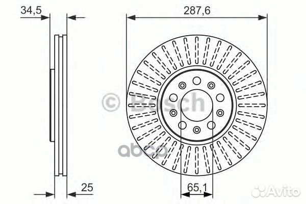 0 986 479 914 диск тормозной передний Audi A3