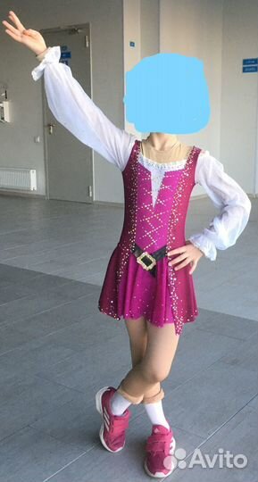 Платье для фигурного катания рост 128