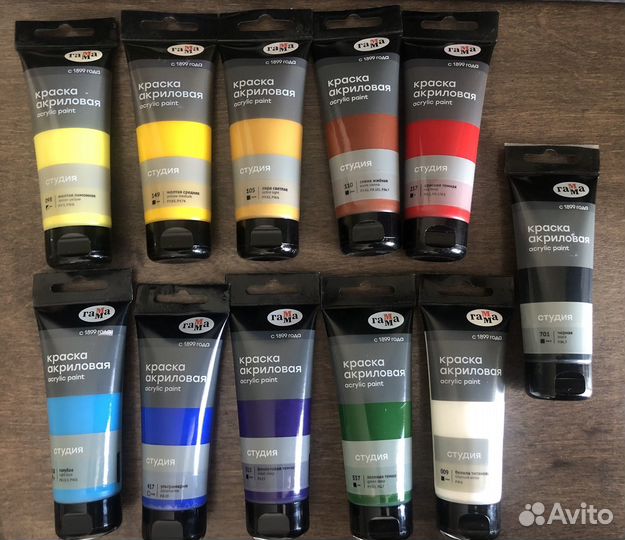 Краски акриловые