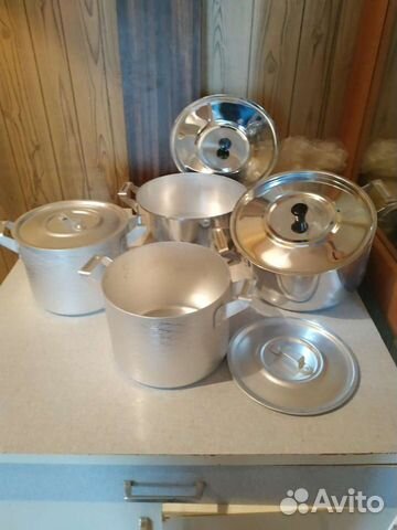 Кастрюля алюминиевая