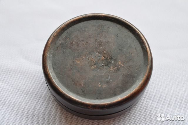 Табакерка старинная. Круглая.Древний Китай.Бронза