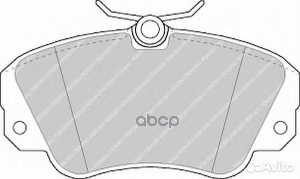 Колодки тормозные FDB686 Ferodo