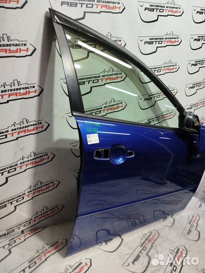 Дверь mazda atenza mazda6 GG GG3P GG3S ggep gges GY GY3W gyew gjya5802XM передняя правая синий, 25B