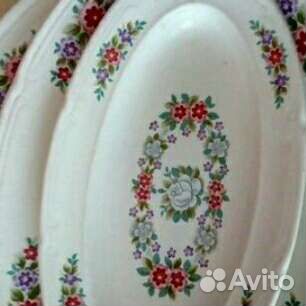 Сервиз(остатки) фаянсовый