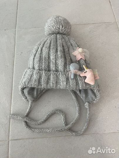 Комплект шапки, варежки (4-7 лет)