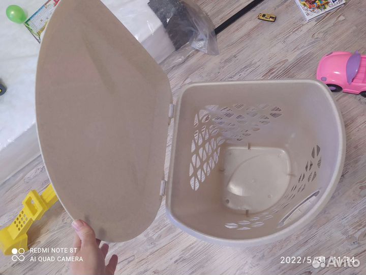 Корзина для белья угловая, 50 л