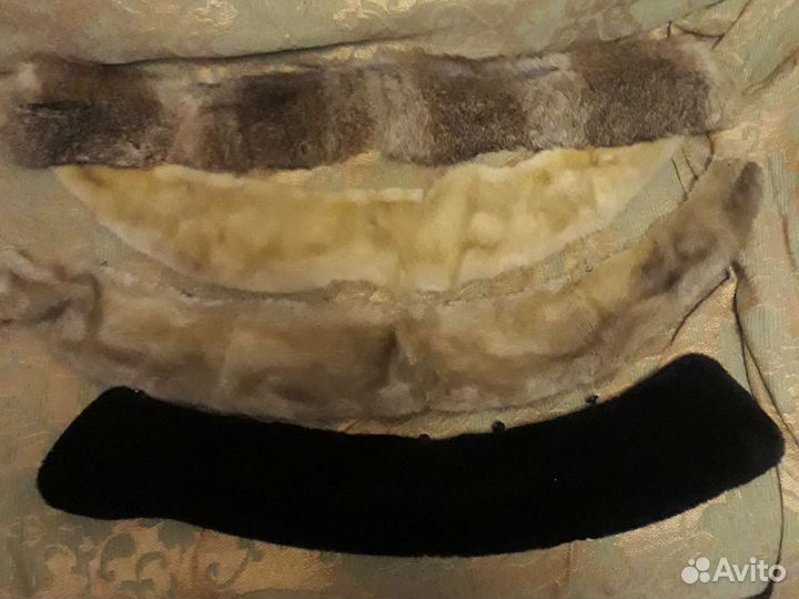 Меховой воротник натуральный мех