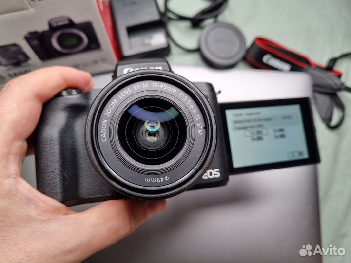 Canon m50 + 15-45 is STM