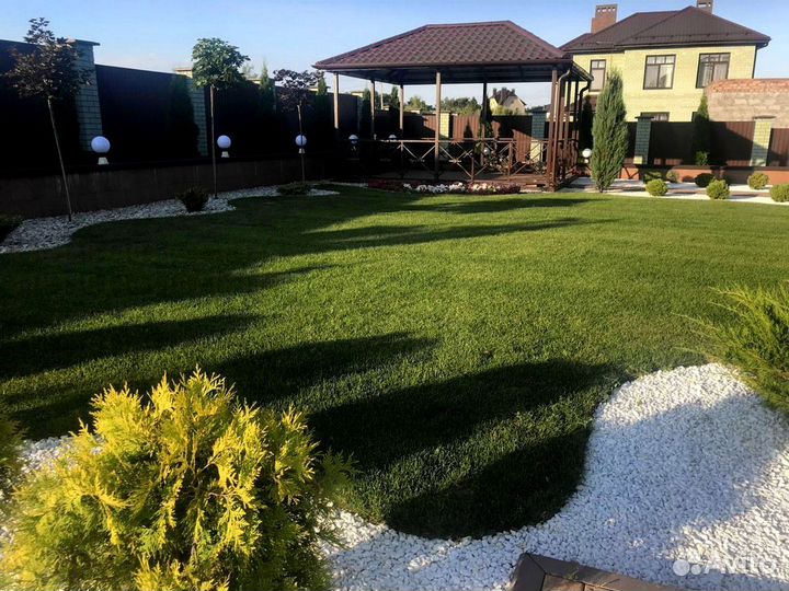 Рулонный газон. Укладка газона