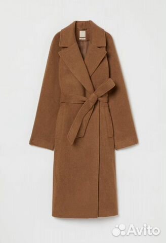 Новое шерстяное пальто H&M premium S