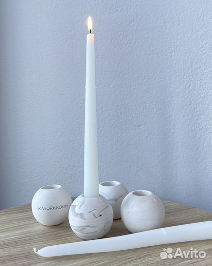 Подсвечник для античных длинных свечек