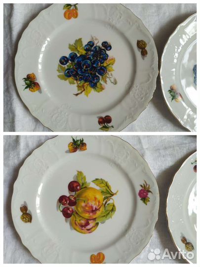 Фарфоровые тарелки Бернадотт