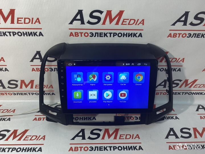 Магнитола android Hyundai Santa Fe 2006+