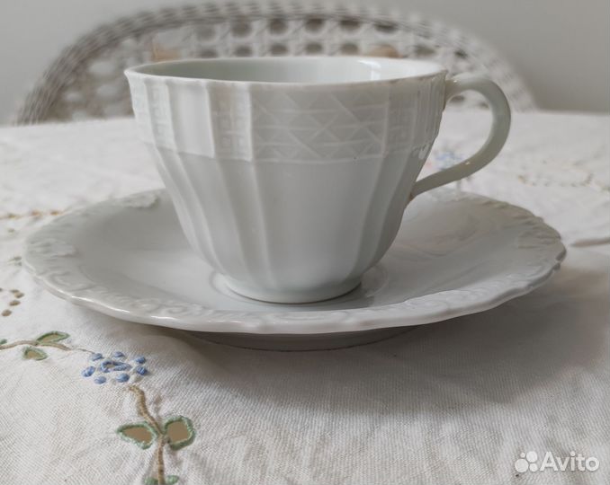 Чайная пара Meissen фарфор