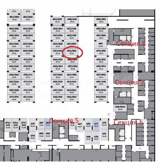 Машиноместо, 14 м²