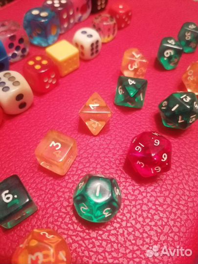 Кубики (дайсы, кости) для днд и настолок