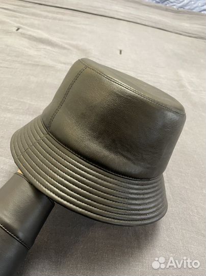 Кожаная панама женская