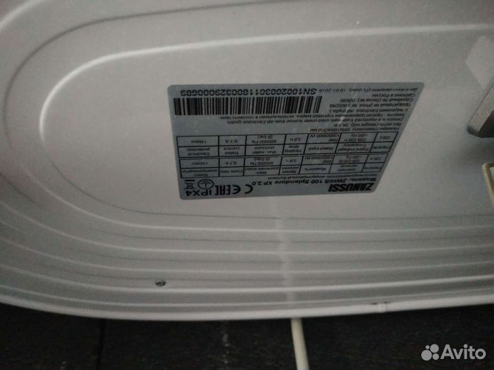 Водонагреватель zanussi splendore xp 2.0 100л