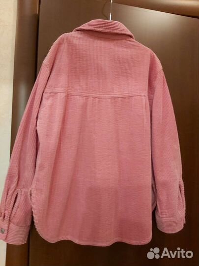 Вельветовая рубашка zara для девочки