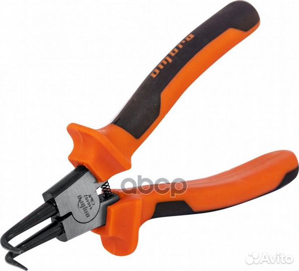 Щипцы для стопорных колец, разжим загнутый 180