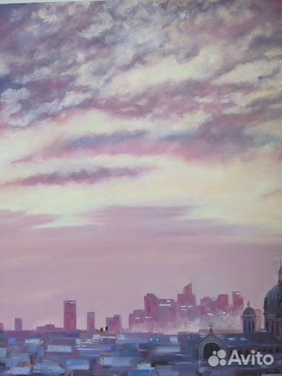 Картина маслом на холсте пейзаж