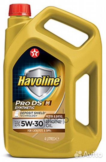 Масло моторное синт. Havoline ProDS M 5W-30 4л