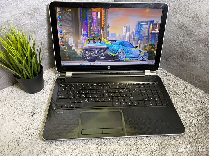 Игровой ноутбук HP 2 видеокарты/8gb/i7