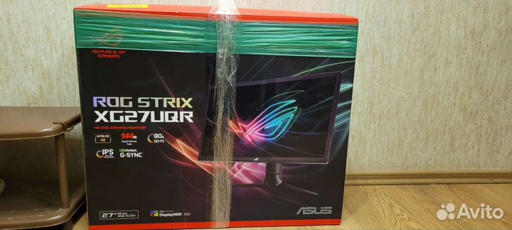 Игровой монитор asus rog strix xg27uqr 4К 144гц