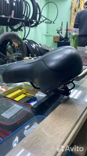 Седло для велосипеда мягкое